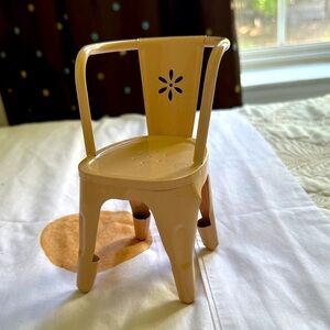 Maileg Retired Vintage Metal Blush Pink Cafe Chair